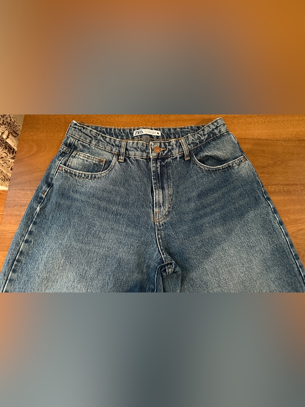 Zara low rise straight jeans - Picture 5 of 7